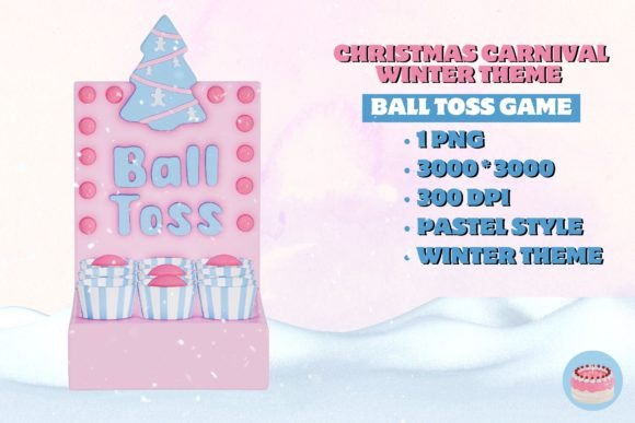 Christmas Carnival Winter - Ball Toss Illustrations Review