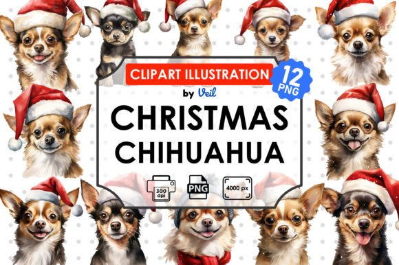 Christmas Chihuahua Clipart Sublimation: A Review for Illustrations