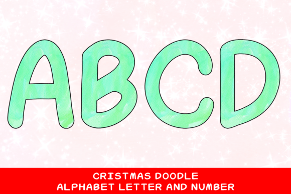 Christmas Doodle Alphabet Letter 42: A Designer's Review of Festive Illustrations