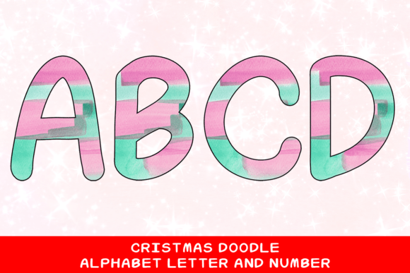 Christmas Doodle Alphabet Letter 45: A Crafter's Review of Festive Illustrations