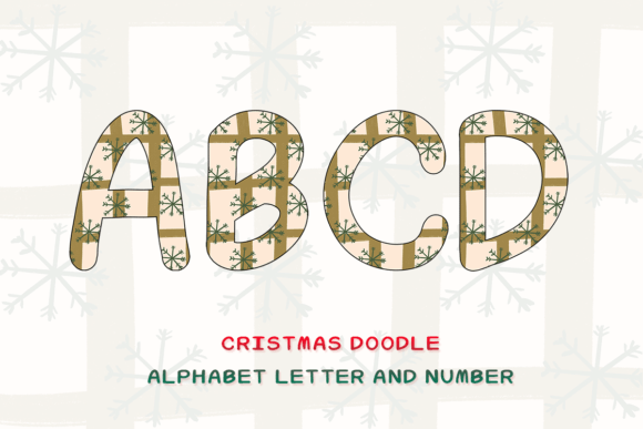 Christmas Doodle Alphabet Letter 5 Review: A Versatile Illustrations Asset