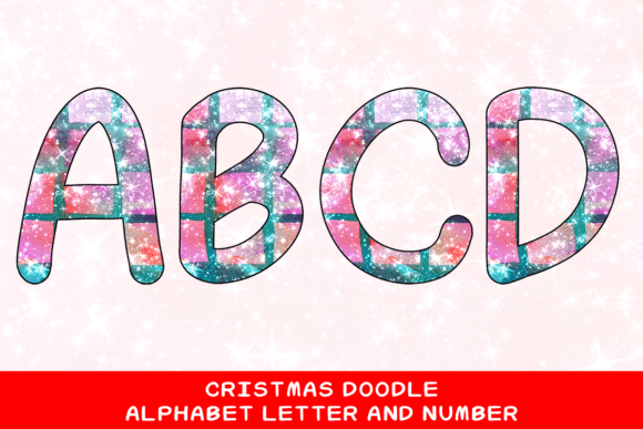 Christmas Doodle Alphabet Letter 90: Festive Illustrations for Local Brands
