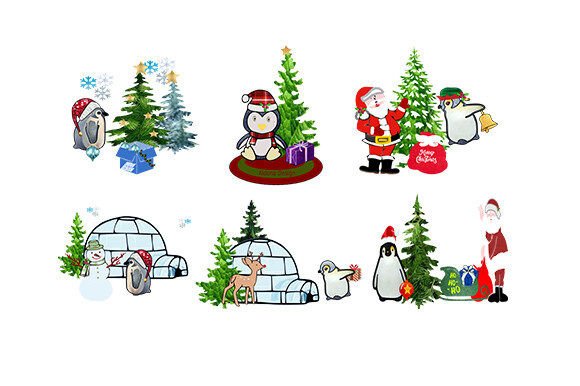 Christmas Penguin Set 1: A Designer's Review for Real Projects
