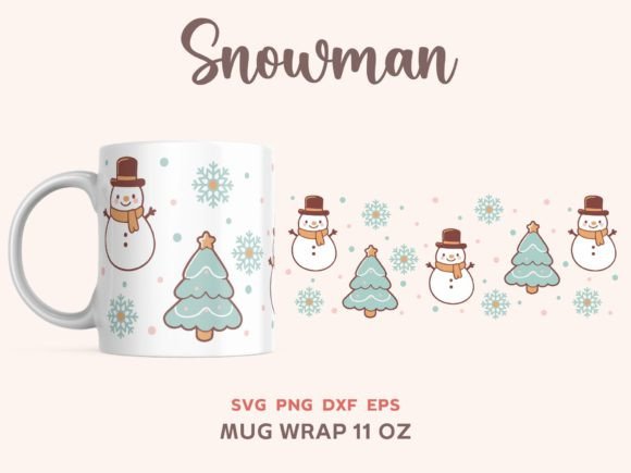 Christmas Snowman Mug11oz SVG Wrap Review
