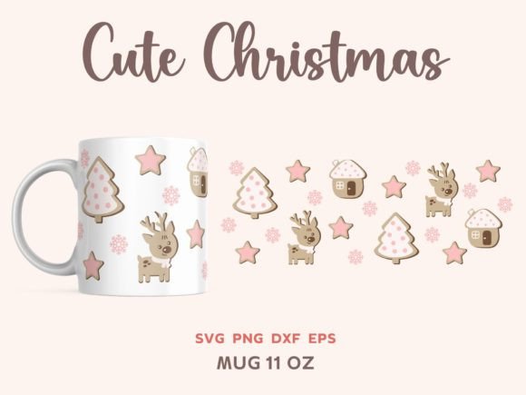 Christmas Wrap for Mug 11oz Svg: A Designer's Review of Seasonal Illustrations