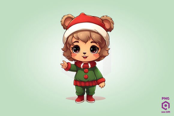 Cute Chibi Christmas Leo Clipart: A Review for Illustrations