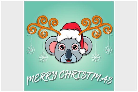Cute Koala Head of Christmas Card Review