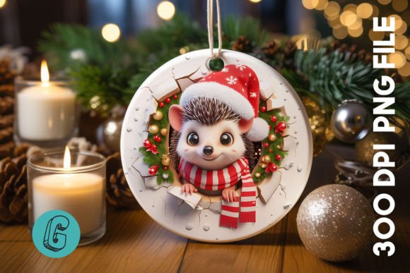 Hedgehog Christmas Ornament Front 12: A Review for Crafters