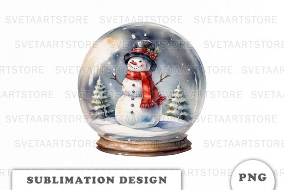 Watercolor Christmas Snow Globe Png: A Review for Sellers
